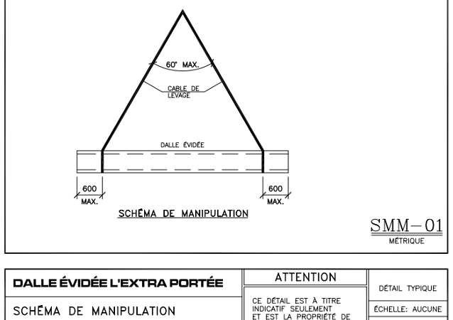 SM-01 Layout connection details - Hollow-Core Slabs