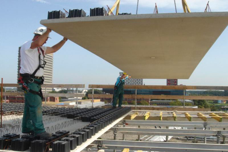 Lattice girder Slabs