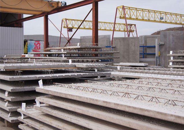 Lattice girder Slabs