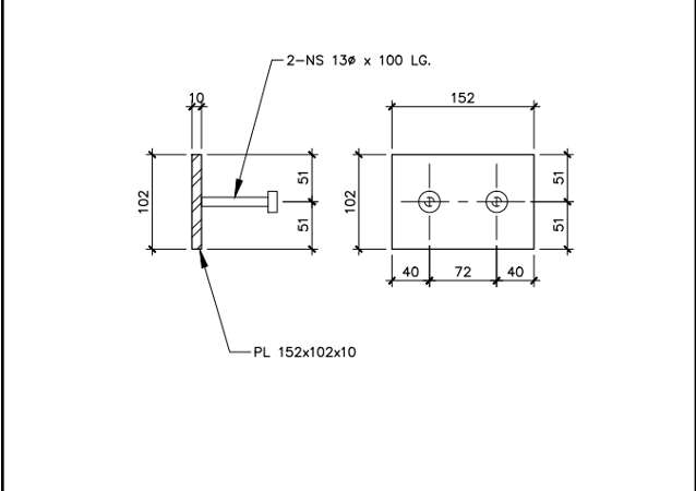 Details of a typical connection - Hollow-Core Slabs