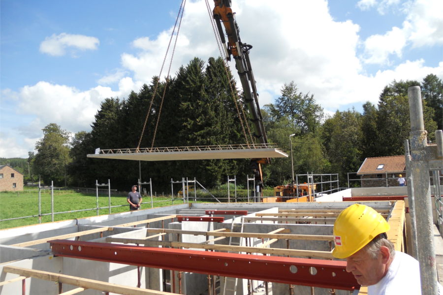 Lattice girder Slabs