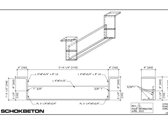 Linteau12-2 connection details - Hollow-Core Slabs